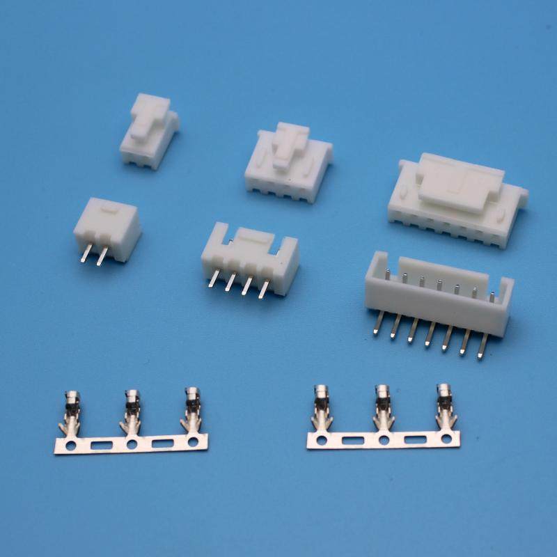 xhb 2p-15p 线对板2.5间距带锁扣接插件连接器直针 胶壳 端子 ￥0.