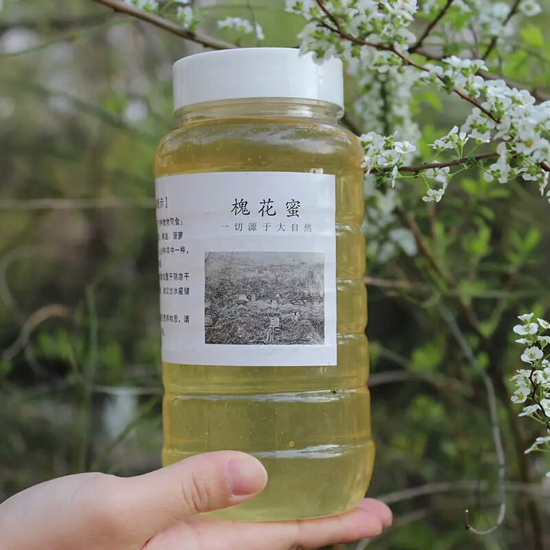 热销槐花蜜纯天然 新鲜_陕西延安新鲜洋槐蜜 天然蜂蜜 原生态农家自产