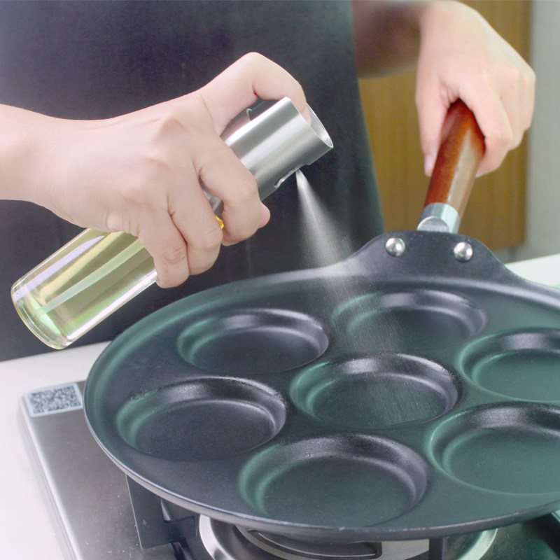 喷油壶 喷油瓶烧烤喷雾瓶食用油醋瓶玻璃瓶厨房喷雾油瓶304不锈钢 - 3