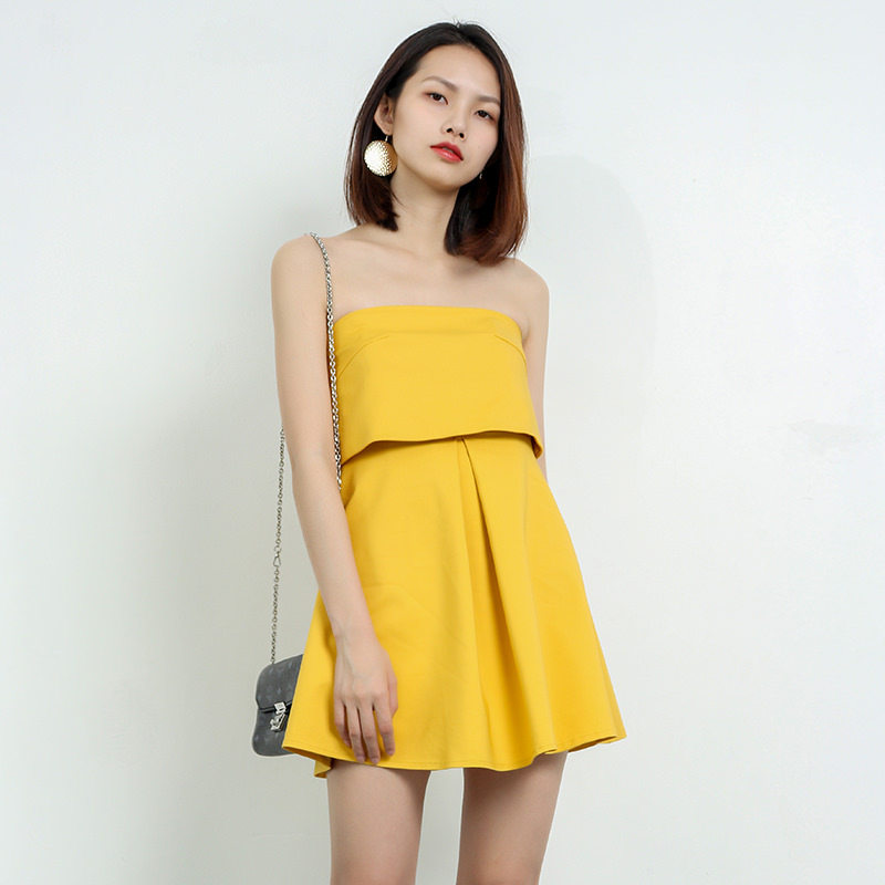 特价性感抹胸裙