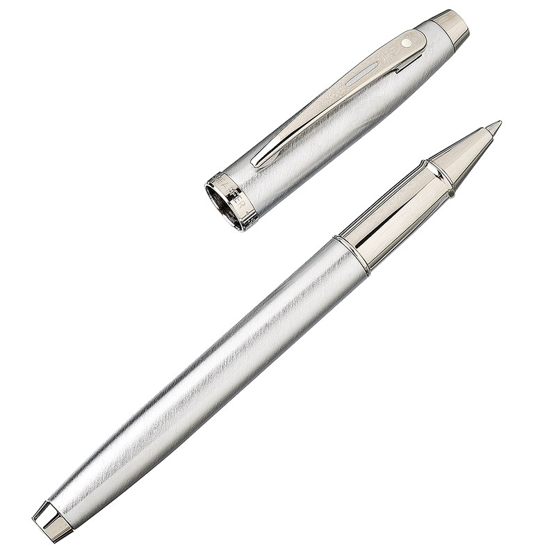 美国犀飞利100钢杆经典签字笔金属中性笔商务签字笔礼品水笔刻字