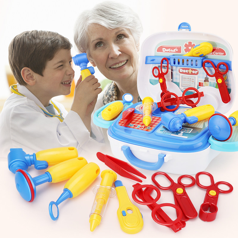 小医生套装_儿童小医生玩具套装仿真声光听诊器工具医药箱女孩医院