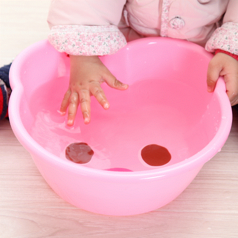 婴儿洗屁股盆宝宝洗漱盆家用卡通洗脸盆加厚脸盘小孩新生儿童盆子