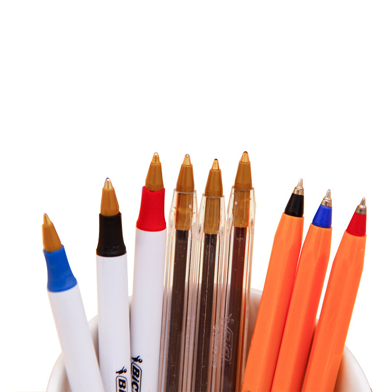 佳美进口文具 法国 penbeat专用 红色1.0mm透明杆笔圆珠笔