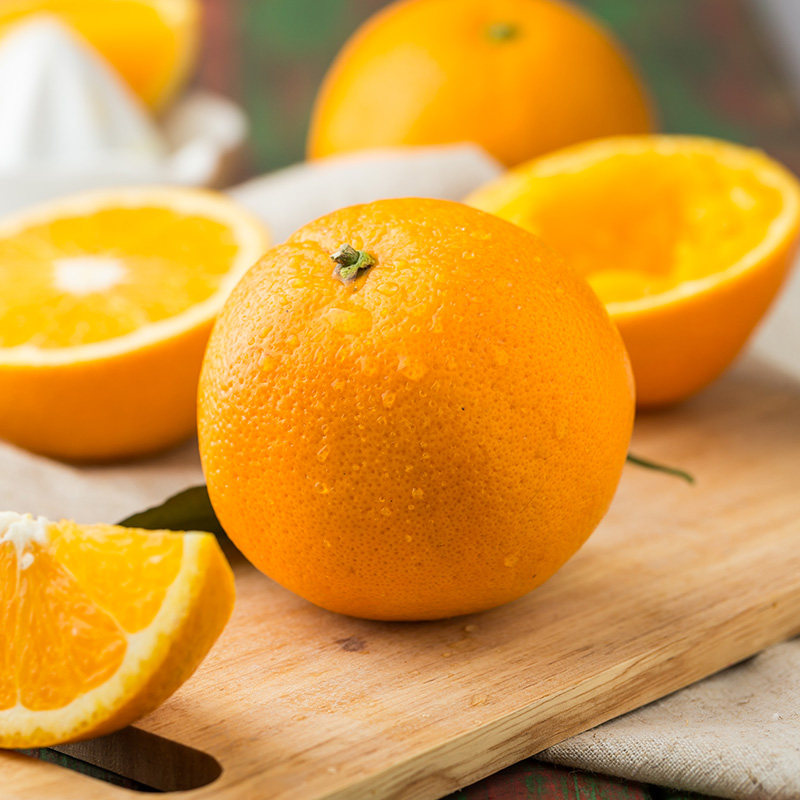 西班牙果汁橙10个120g以上/个 新鲜水果 进口橙 进口水果_双氙车灯