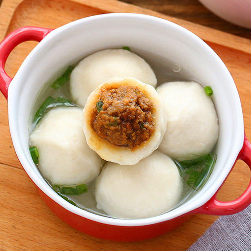 > 海欣灌汤福州鱼丸500g 火锅食材 丸子