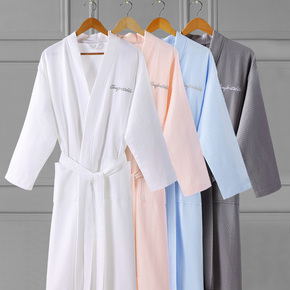 睡袍女夏 棉 薄款