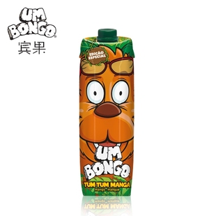 umbongo宾果芒果杂果饮料品100%欧洲进口儿童果汁1000ml不含色素