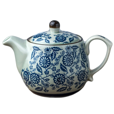 景德镇青花瓷茶壶陶瓷家用大号码容量泡茶水壶过滤冷热凉水办公室