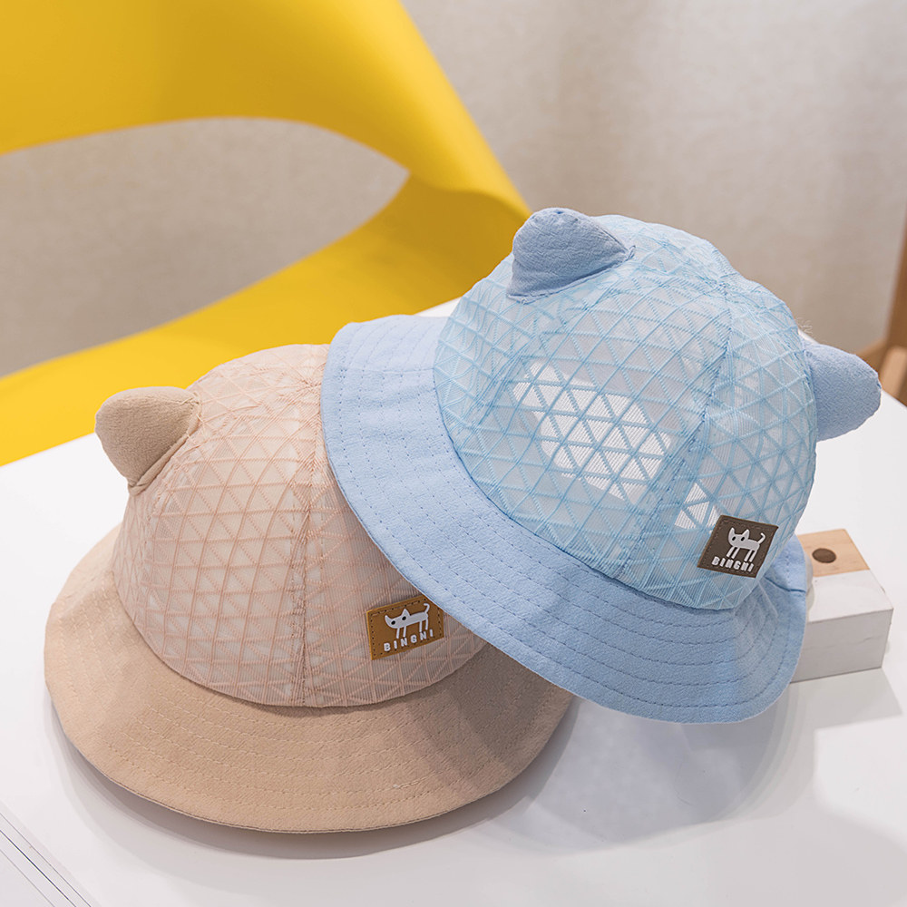 特价宝宝盆帽_夏天宝宝渔夫帽网眼帽婴儿防晒遮阳凉帽夏季男女童薄款