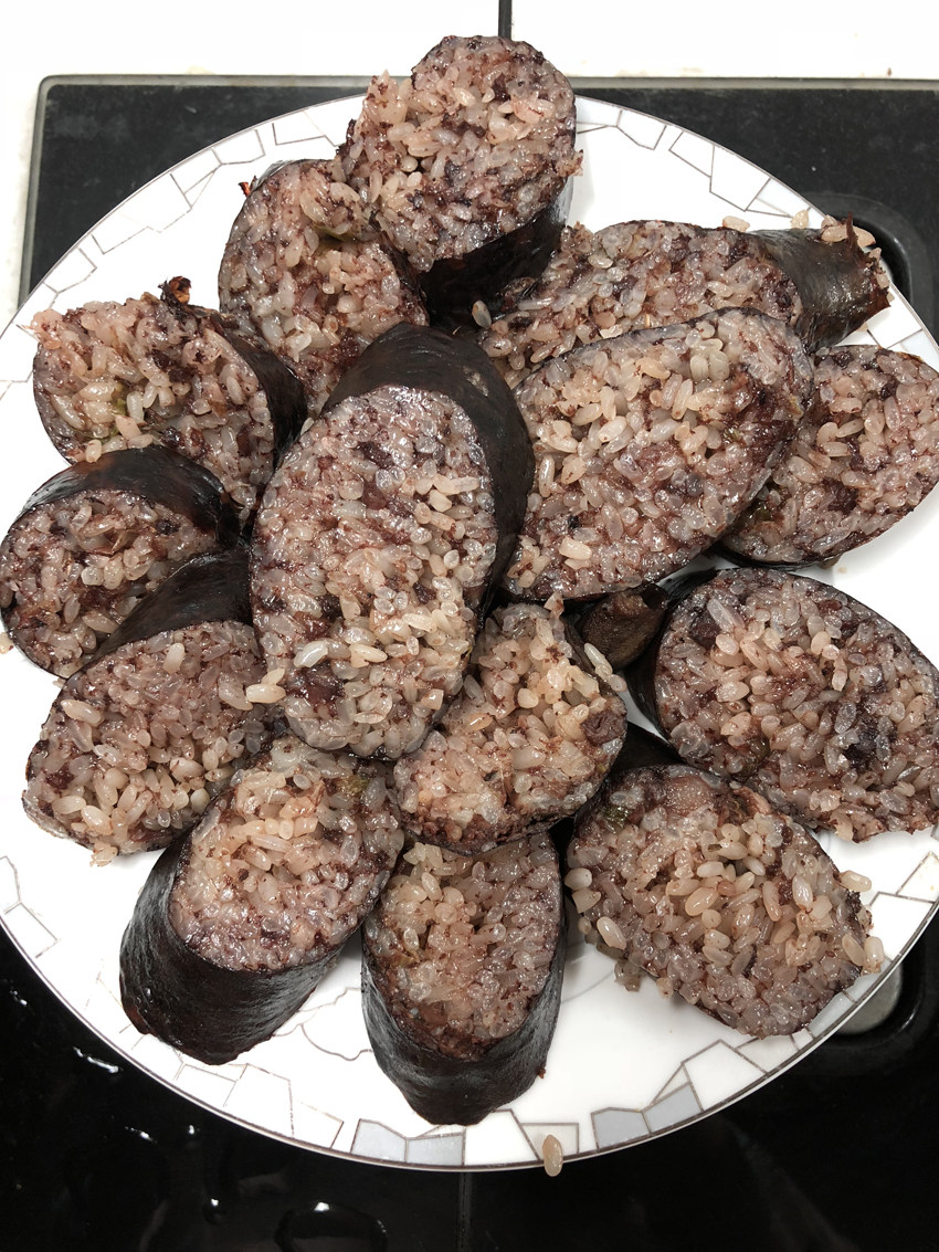 热销米肠 韩国_正宗朝鲜族米肠纯手工糯米肠血肠韩国韩式米肠 500g