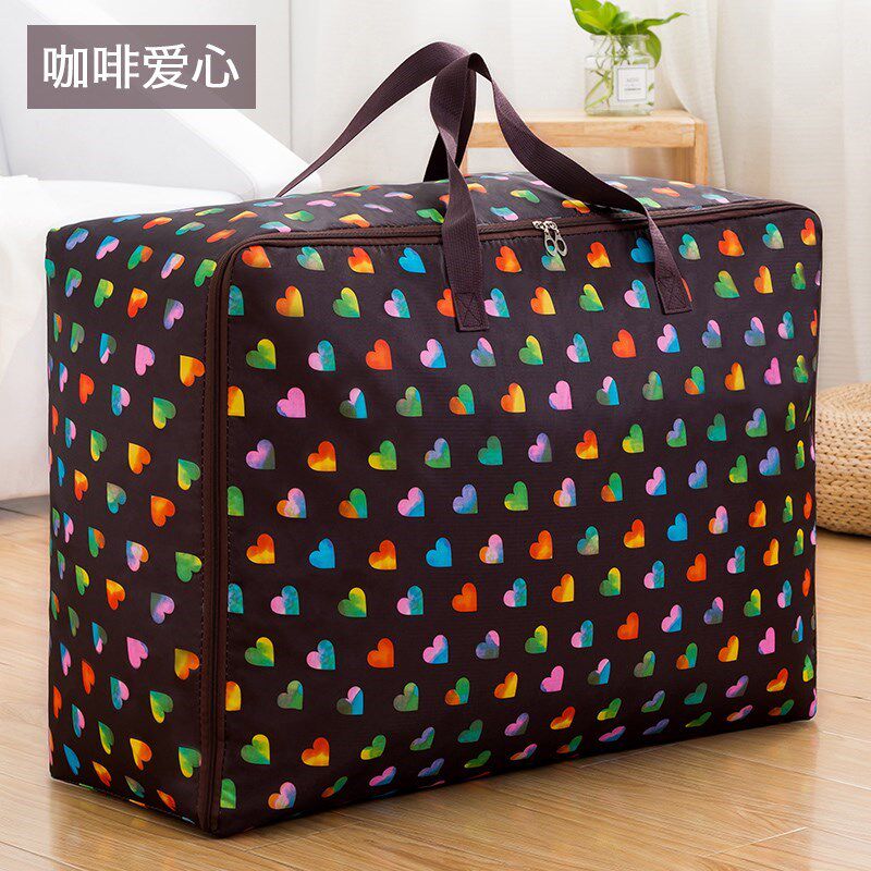 棉被手提袋 帆布_衣物整理牛津布棉被褥收纳袋被子帆布手提打包行李装