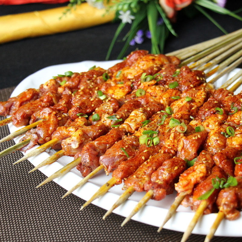 希波羊肉串 肥羊肉串480g 油炸烧烤食材 冷冻生制品 油炸小吃22串