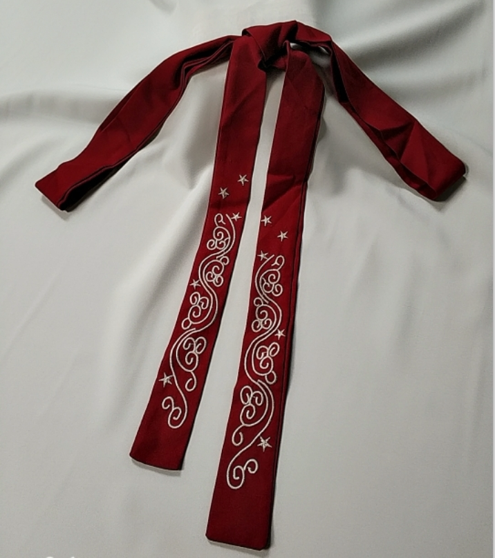 发带古风 中国风_汉服发带古风刺绣古装头饰汉元素飘带中国风超仙绣花