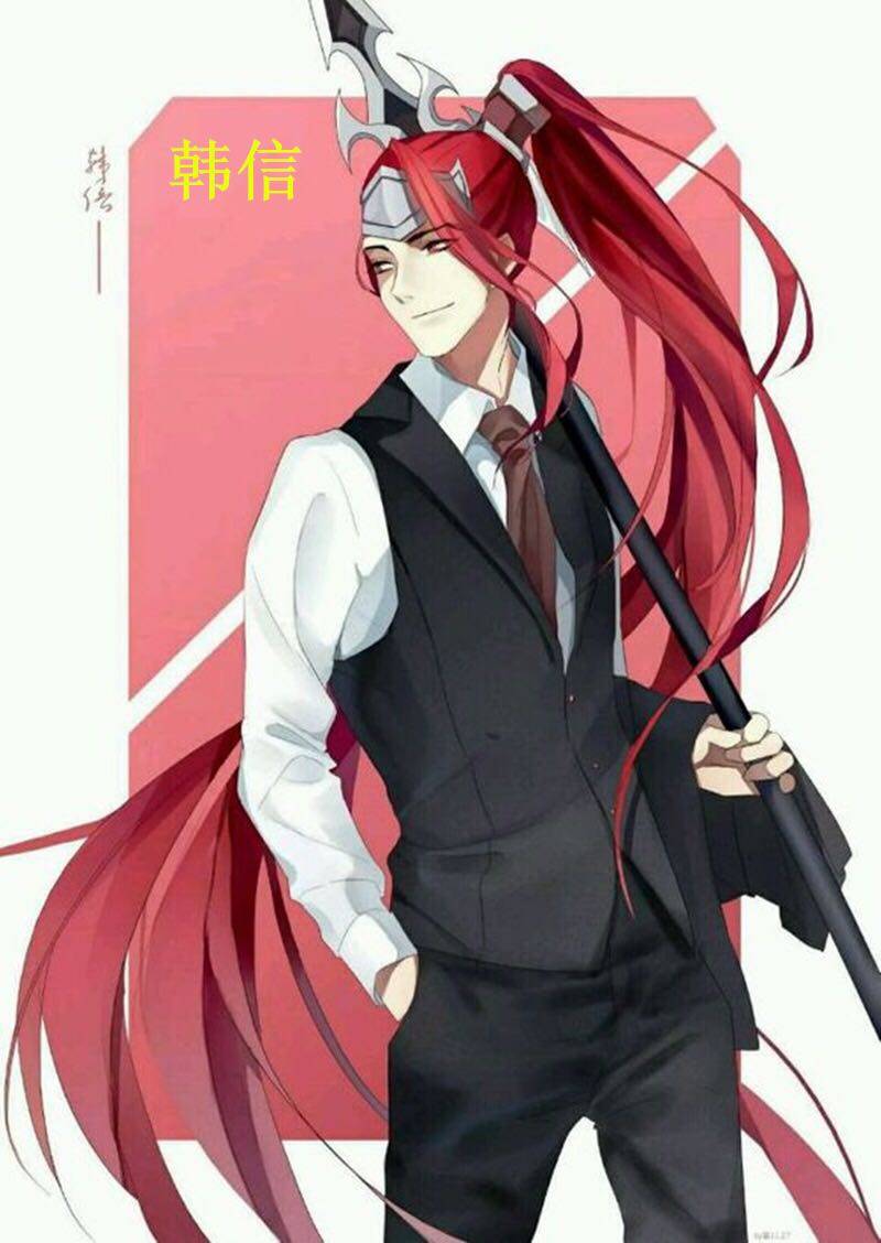 cos王者_王者荣耀cos 同人韩信黑化西服cos 王者荣耀韩信cos优惠券