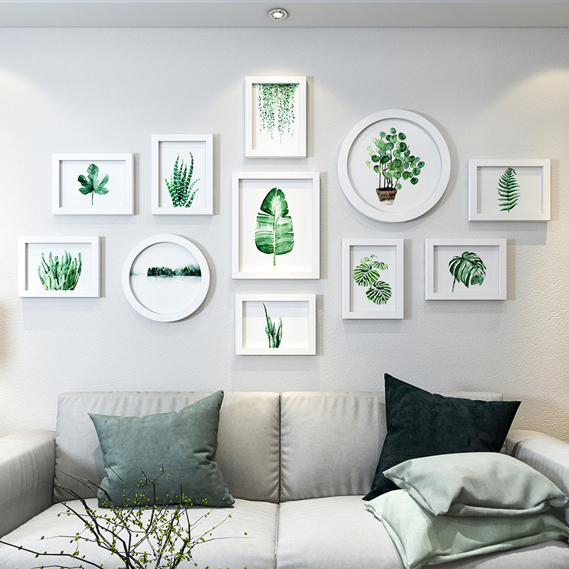 欧式照片墙装饰相框墙简约现代创意个性相框挂墙组合卧室相片墙