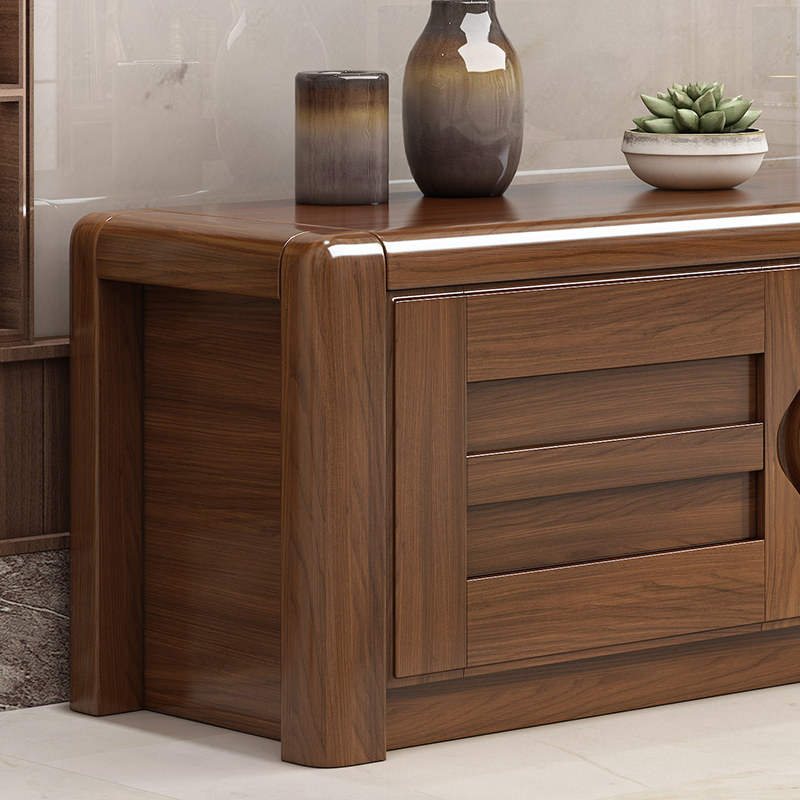 君圣马金丝胡桃木电视柜802_君圣马电视柜_太平洋家居网产品库