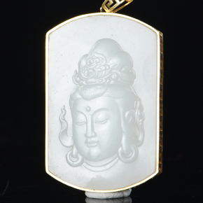 金镶玉籽料项链