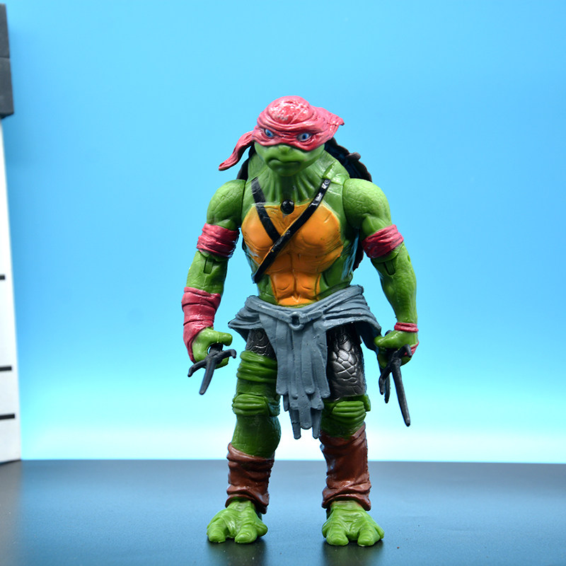 忍者神龟手办大号模型关节可动拉斐尔周边动漫摆件生日礼物可亮灯