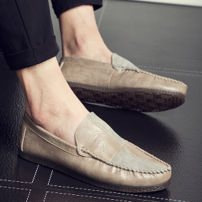 男豆豆鞋全身搭配图图片