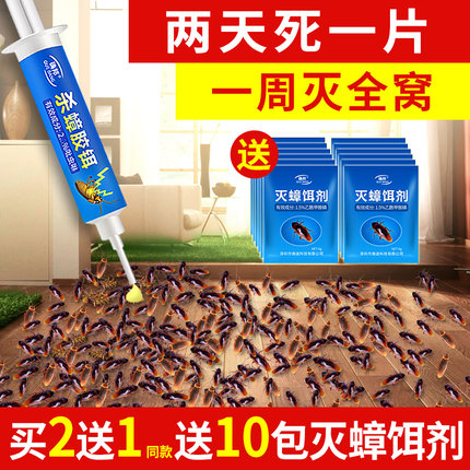 蟑螂药屋灭蟑螂克星家用无毒全窝端强力灭蟑清胶饵捕捉器厨房神器