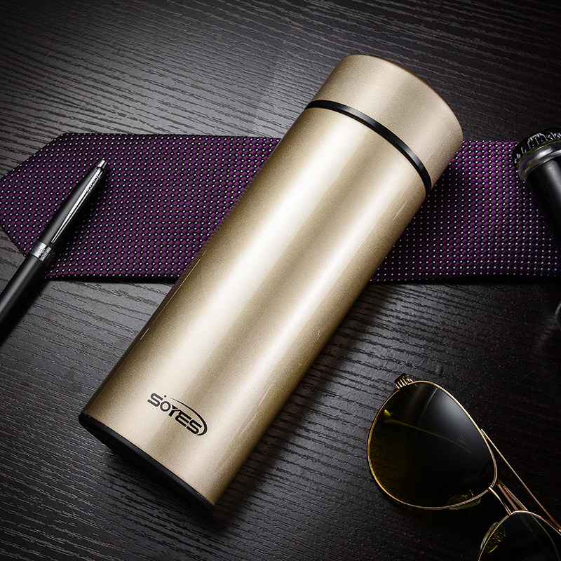 德国soyes索野保温杯焖烧杯高档商务水杯壶男女茶杯子不锈钢刻字