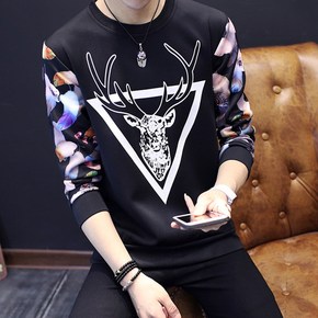 男士长袖t恤潮 春装