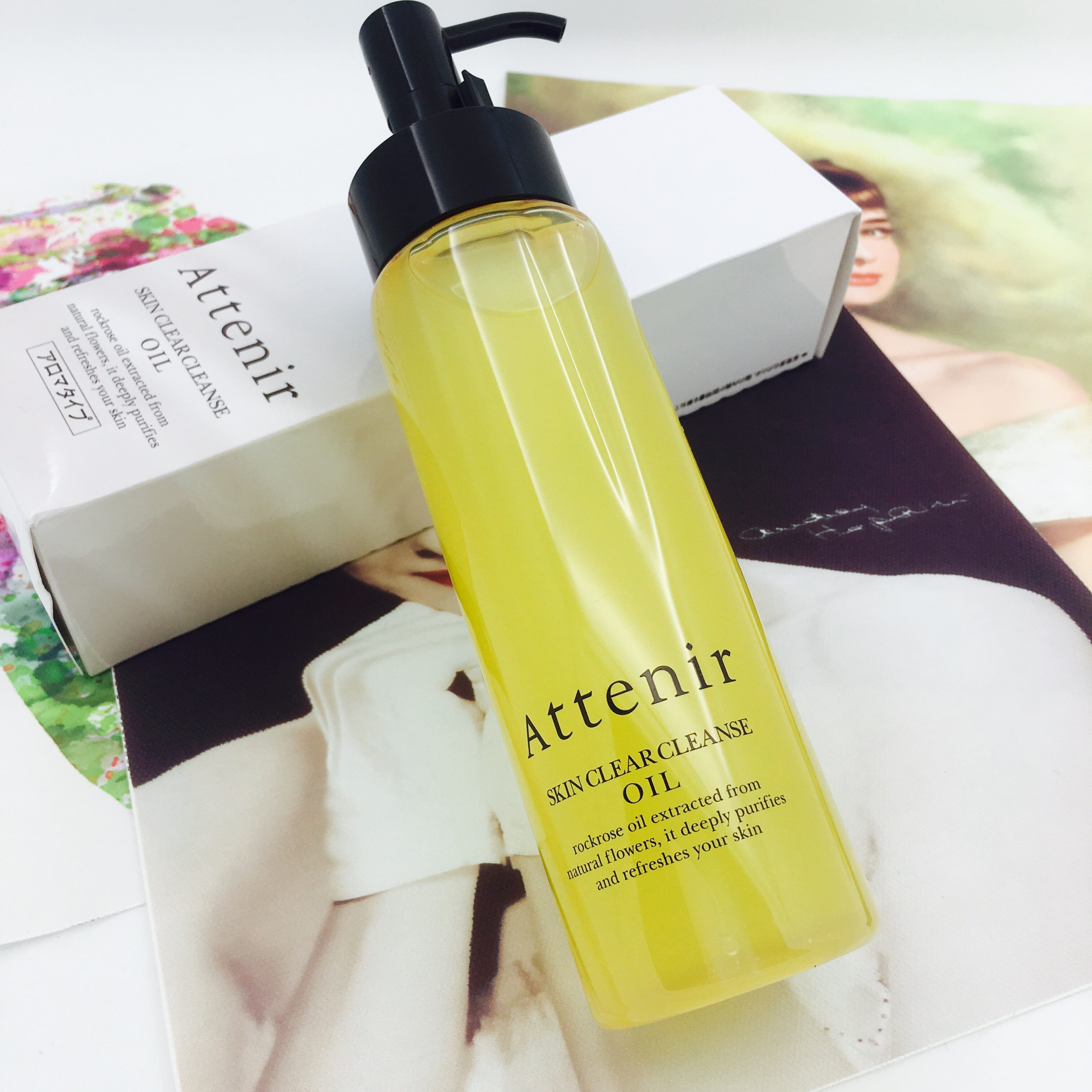 attenir 卸妆油_日本专柜cosme大赏 日本attenir艾天然双重洁净卸妆油