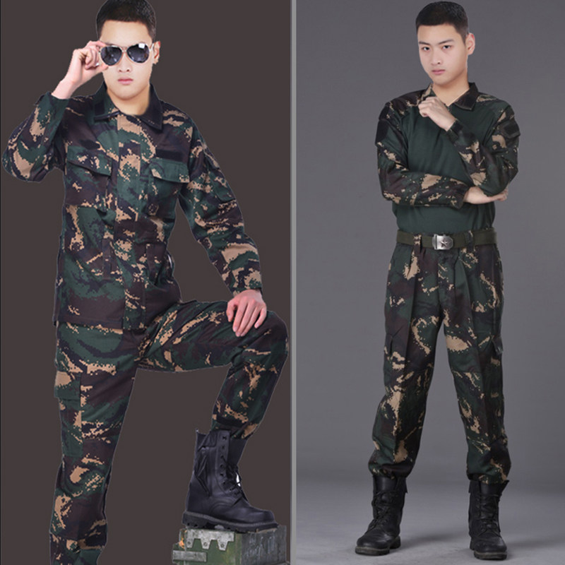 一折猎人迷彩服_2018新款 夏季猎人蛙皮服猎人迷彩服套装男 特种兵