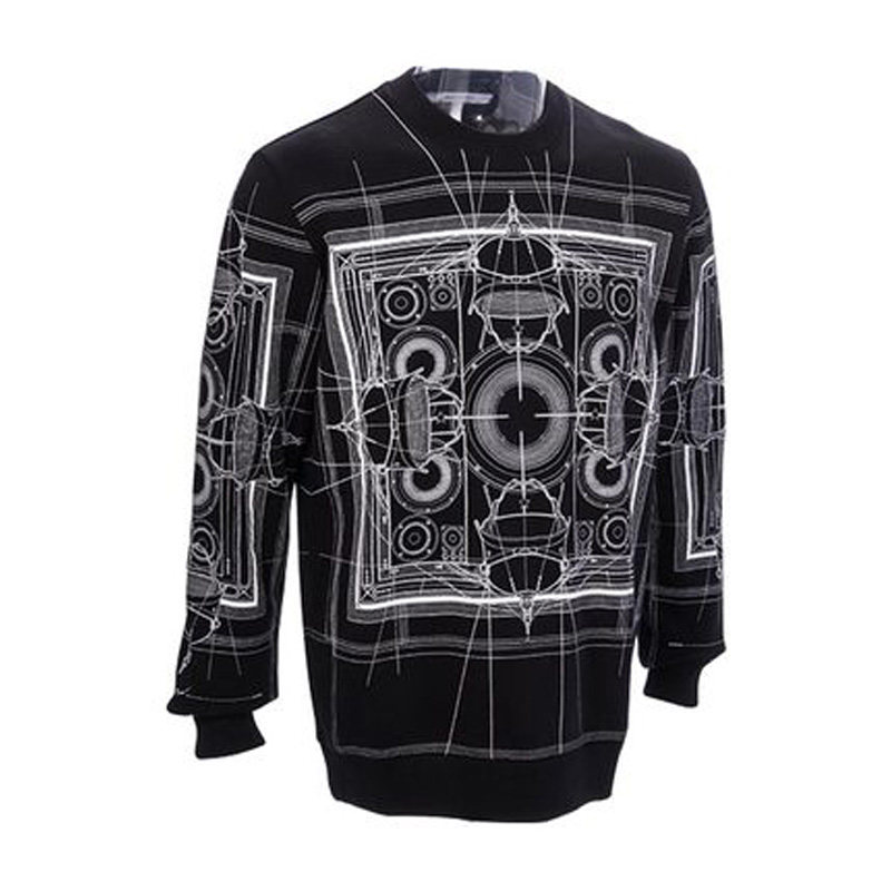 givenchy/纪梵希gi7327653奢品男士全棉加绒长袖卫衣16年秋冬新款