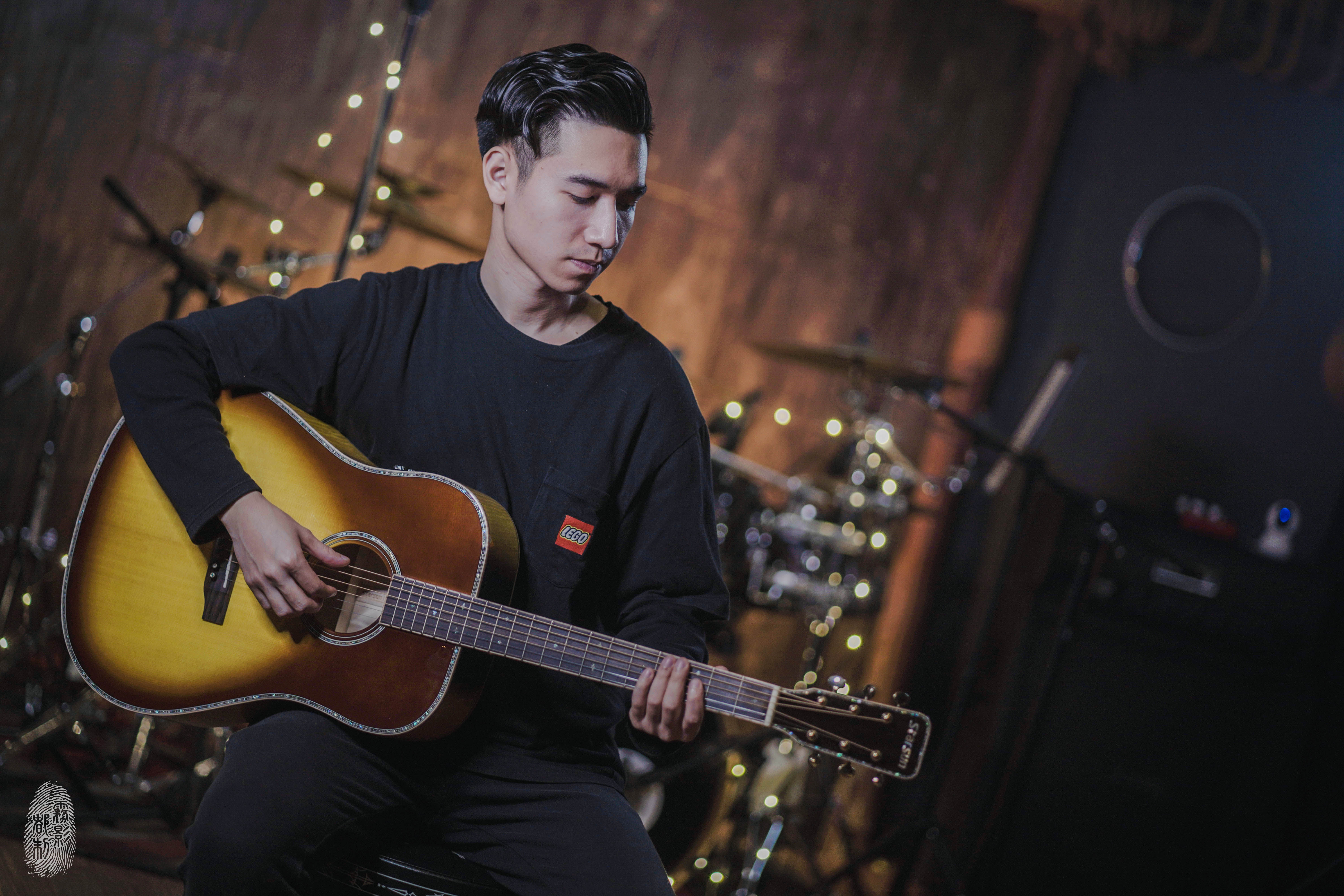 星辰吉他 初学入门_星臣单板吉他民谣dfmf面单41寸初学者学生男女入门