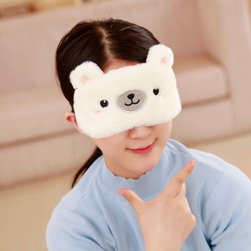 卡通 韩版_韩版睡眠卡通眼罩遮光透气男女卡通儿童可爱冰热敷护眼罩