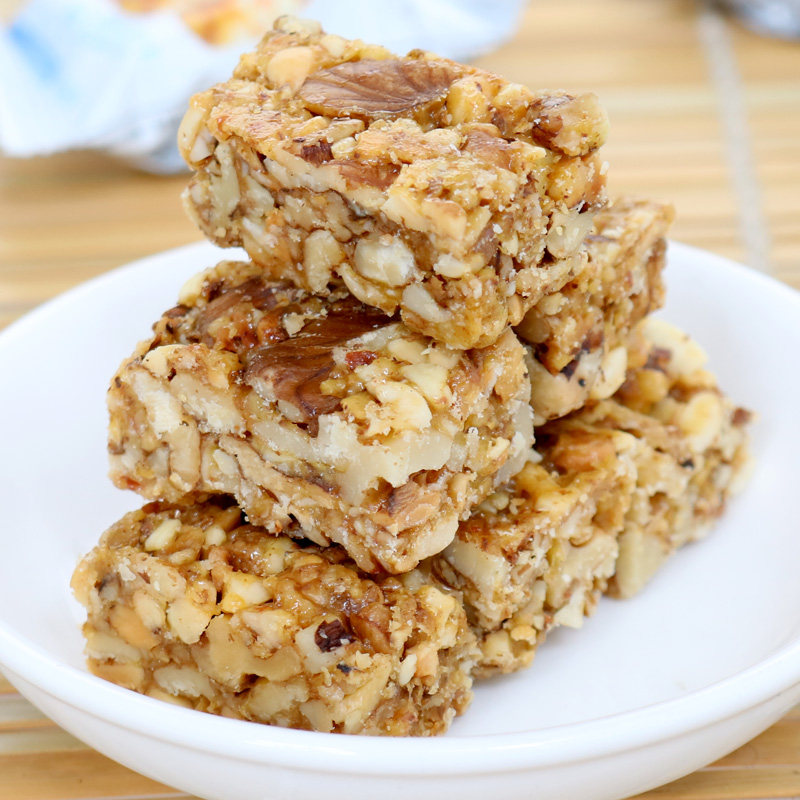 核桃酥糖花生糖传统糕点糖果无添加正宗四川特产休闲零食168g*3袋