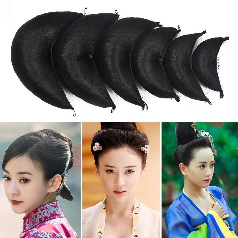 热销牛角包假发