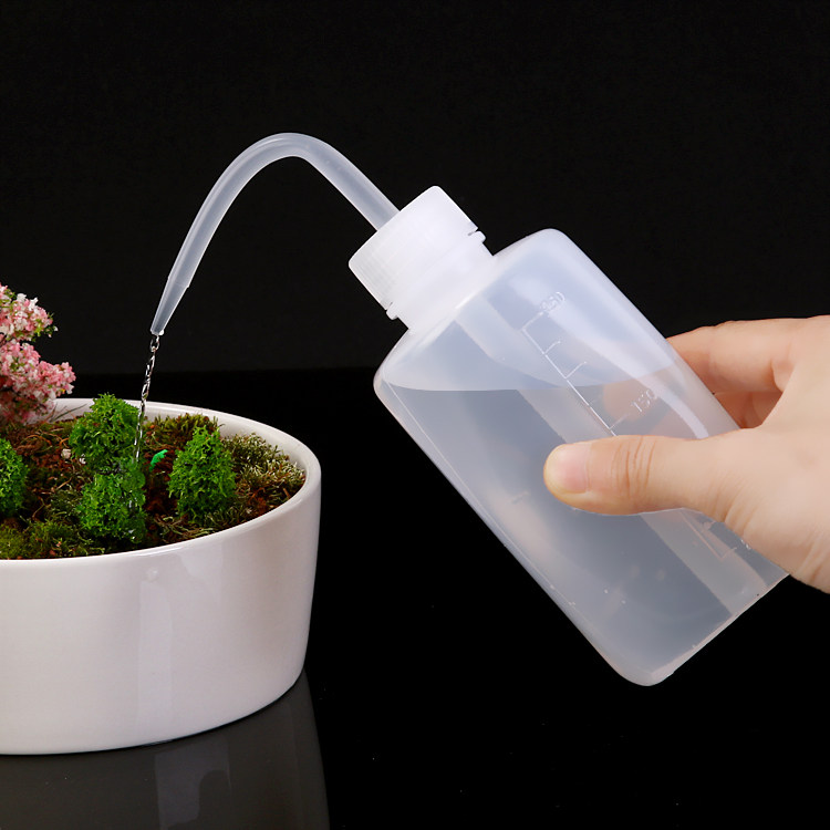 家用园艺养花工具迷你尖嘴浇水瓶多肉植物弯嘴塑料洒水壶浇花喷壶