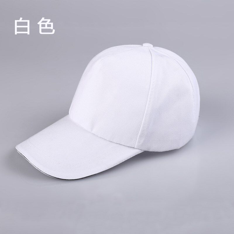 男生鸭舌帽_棒球帽酒店鸭嘴新品鸭舌帽印图男生批发快餐白色帽女太阳