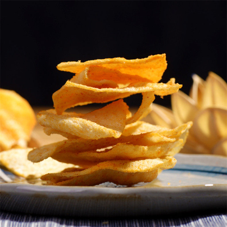 高妆零食手工山药脆片锅巴薯片办公室零食小吃组合50克3袋包邮