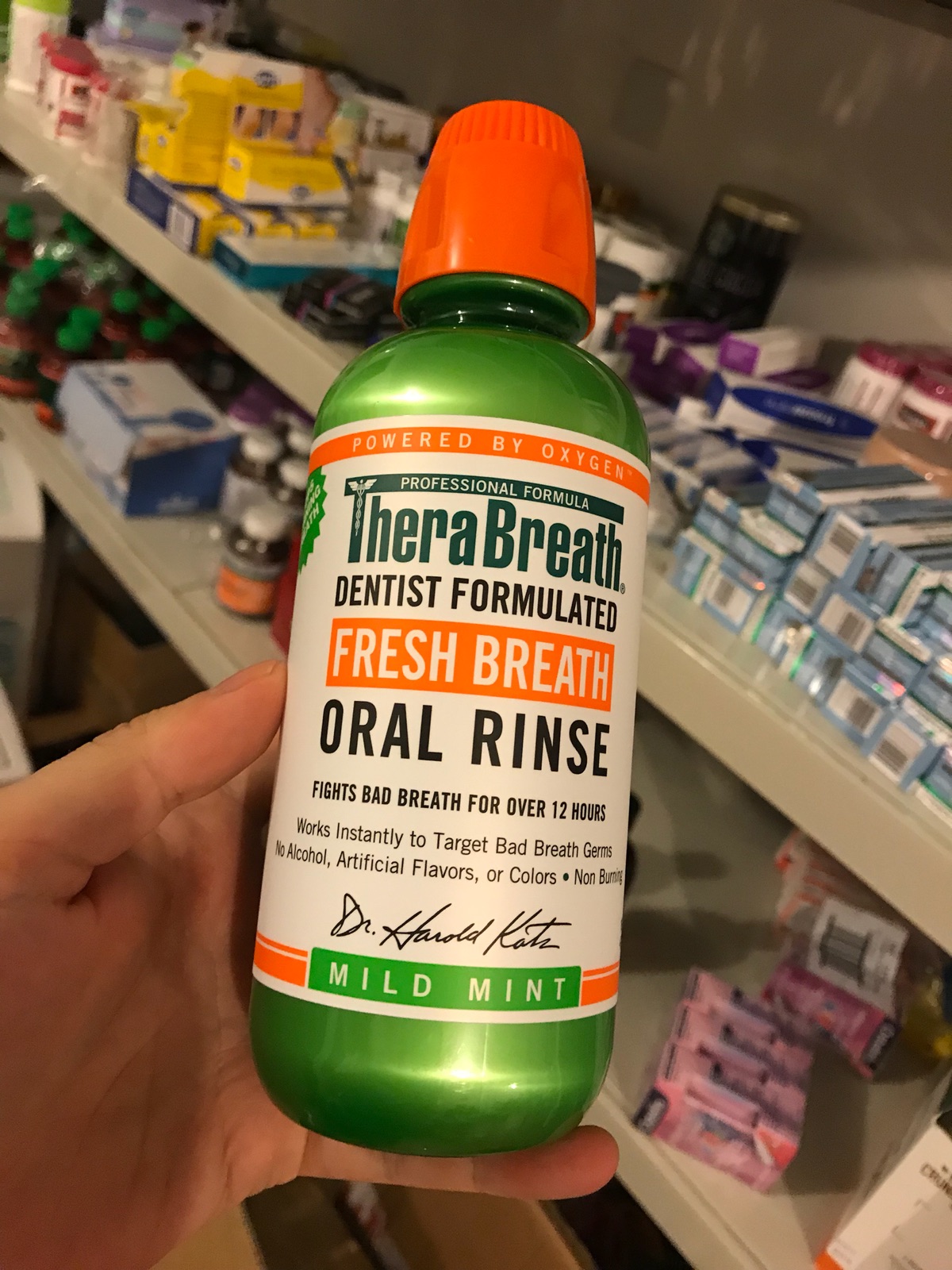 热销漱口水 除口臭_美国凯斯博士therabreath漱口水 除口臭杀菌异味