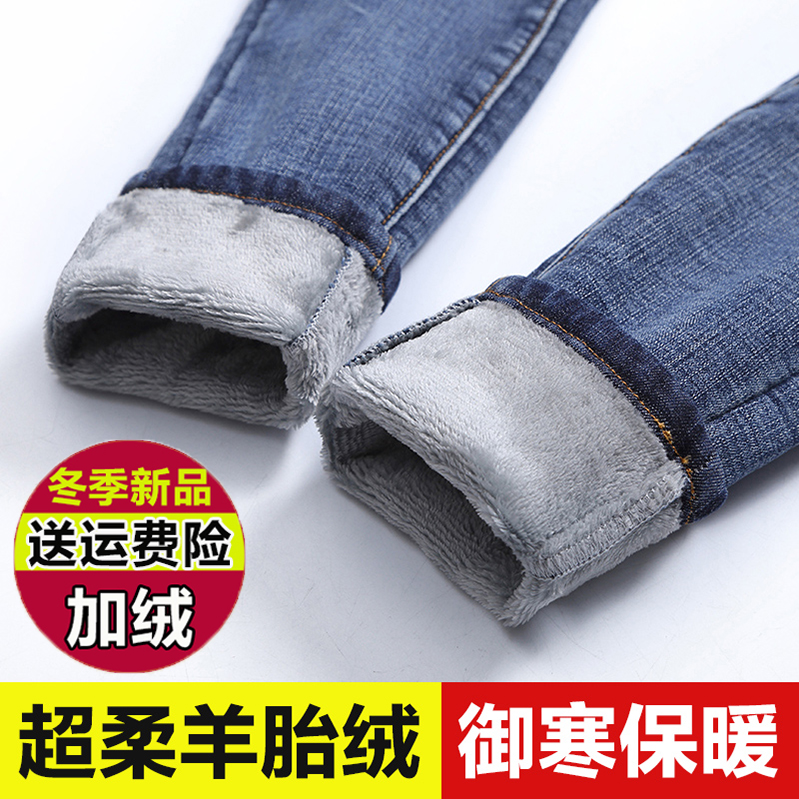 中年女裤冬季女士高腰妈妈加绒加厚打底裤妇女