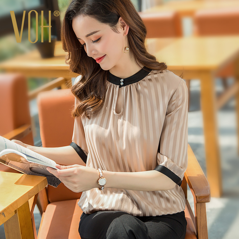 2018春夏新款女装重磅桑蚕丝绸缎上衣短袖圆领