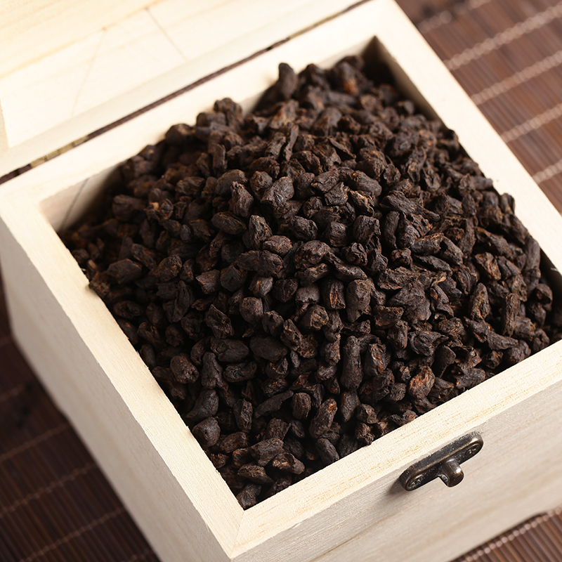 千日醉茶化石 糯米香普洱茶碎银子黑珍珠普洱