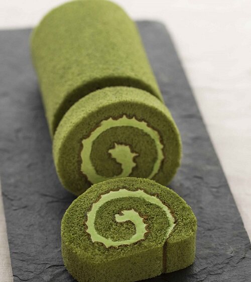 日本进口零食 京都浓厚抹茶瑞士卷蛋糕 200g礼盒装