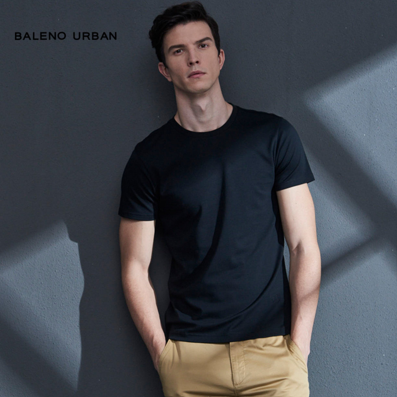 【特价】baleno班尼路 字母短袖印花t恤短袖专柜正品