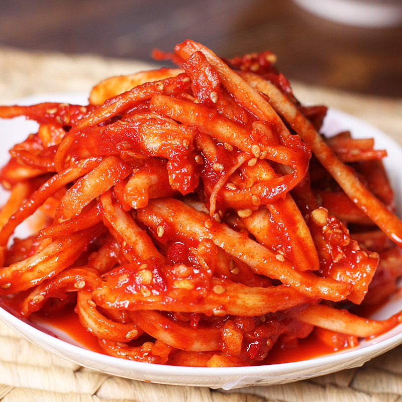 热销桔梗泡菜_韩食朝鲜族桔梗泡菜东北正宗延边特产腌制咸菜下饭菜