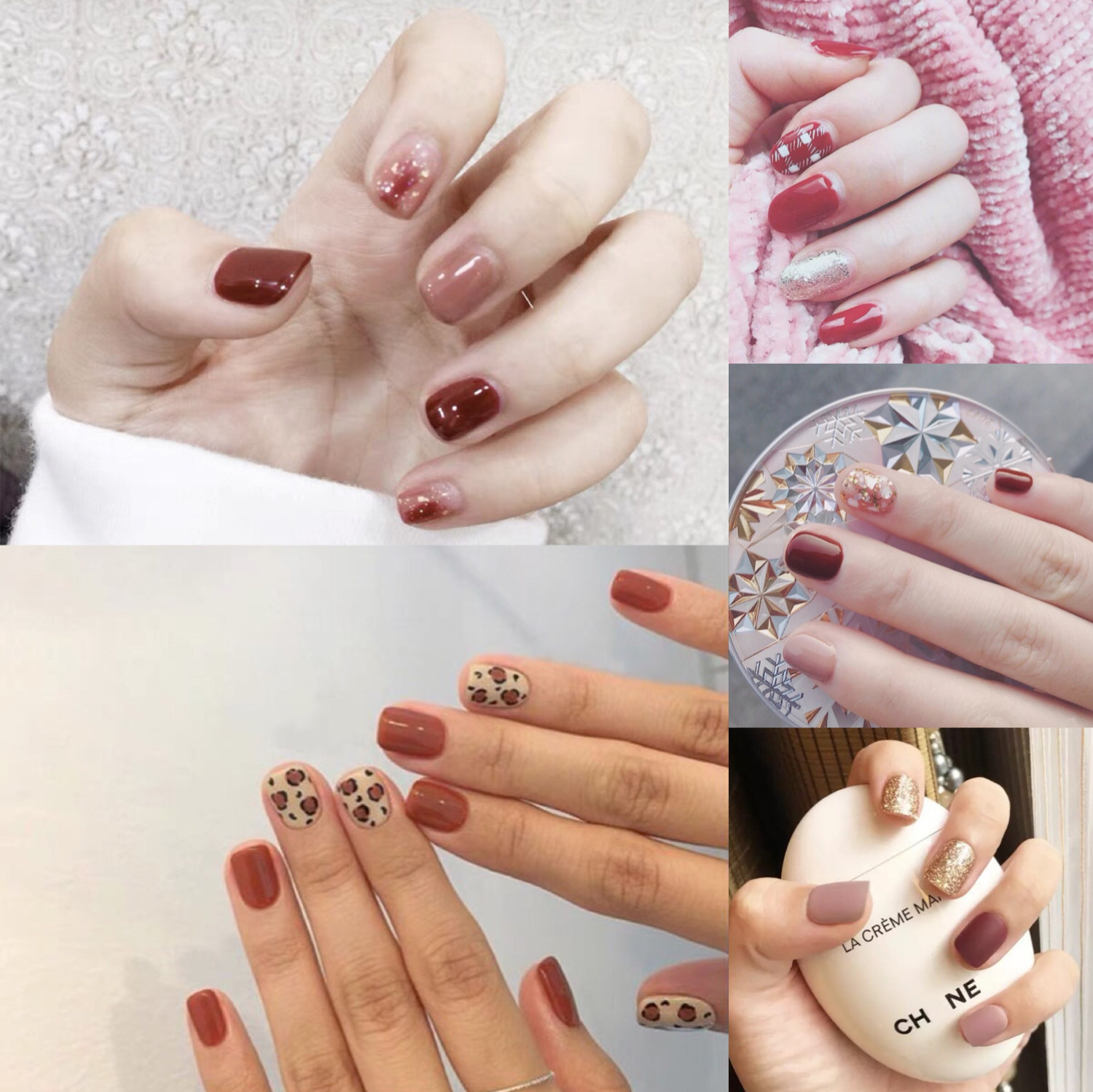 e-77 日式洛樱花 方头款 美甲 甲片 简约假指甲 贴片 甲贴成品