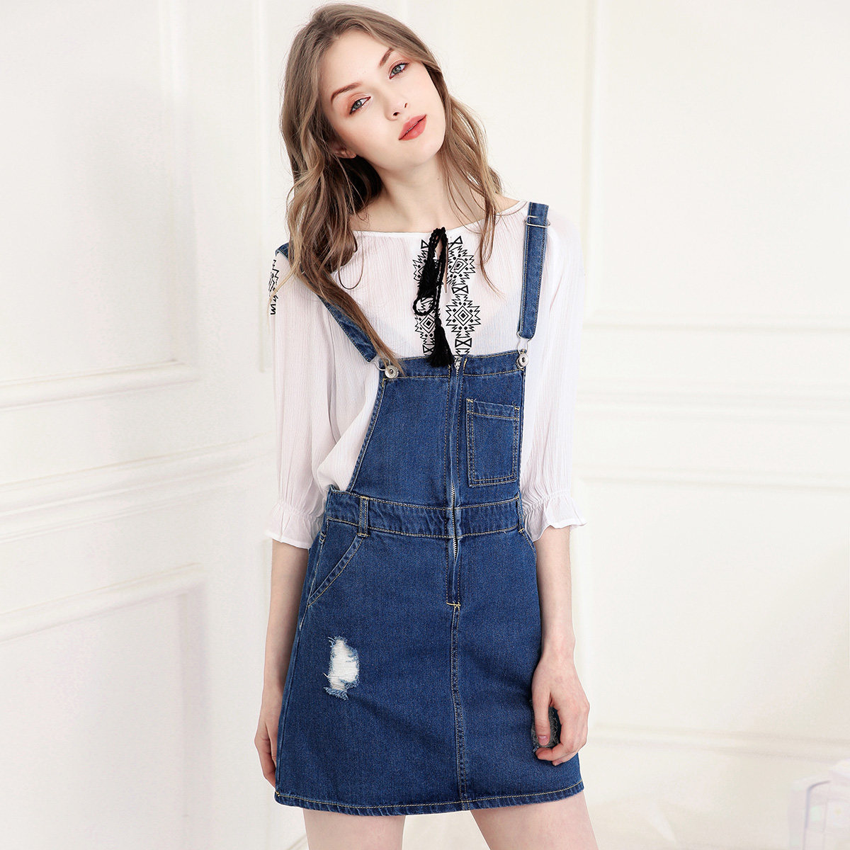 这个夏天,背带裙真的火了!