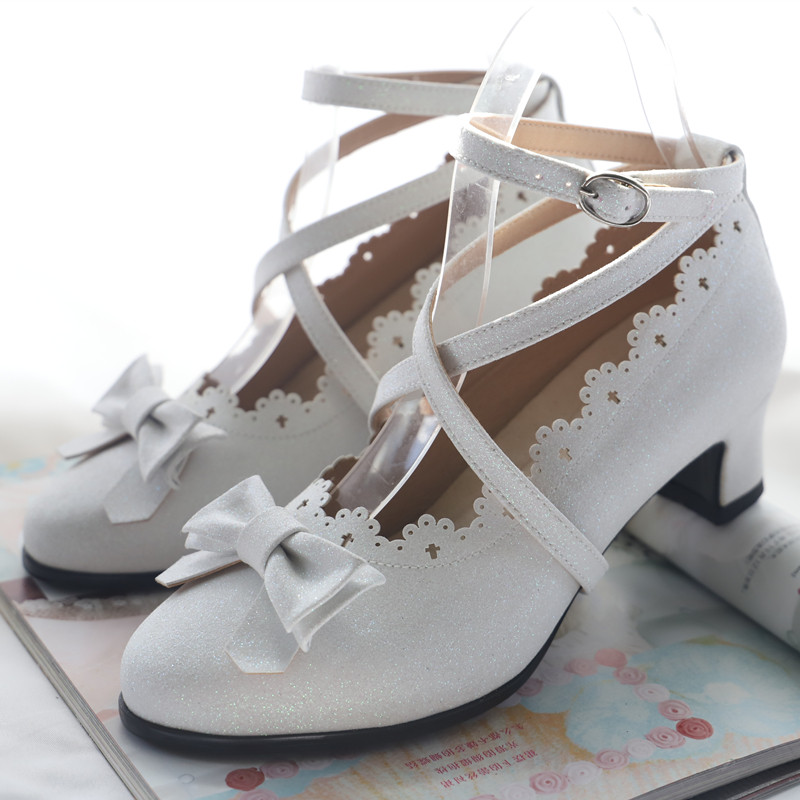 特价鞋子女中跟_【修女中跟】 原创lolita鞋 修女中跟3way穿法 中跟