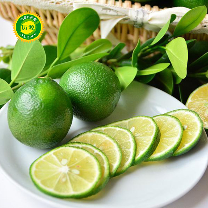 安岳柠檬茶_历源 四川安岳一级青柠檬新鲜水果5斤包邮有坏包赔泡茶