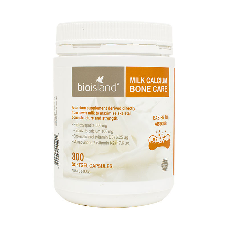 澳洲bio island成人乳钙青少年孕妇中老年补钙 液体钙300粒