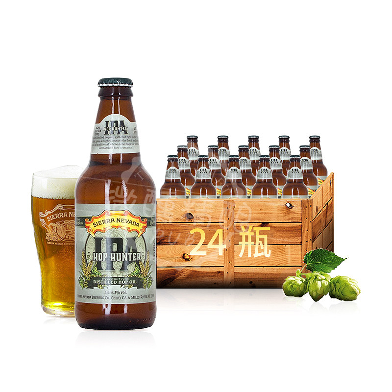 24瓶整箱装sierranevada内华达山脉酒花猎人啤酒美国进口精酿啤酒